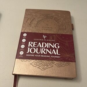 Legend Planner Reading‎ Journal Rose Gold, NEW Book Review